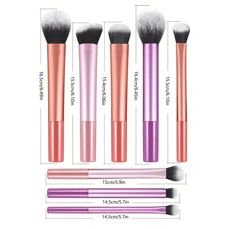 Kit de 8 pinceaux de maquillag House confort